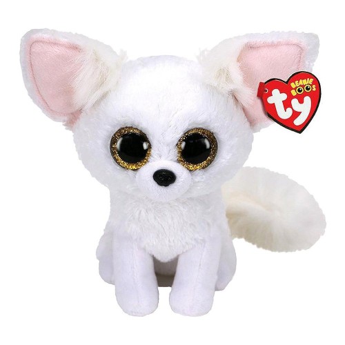 Мягкая игрушка TY Beanie Boo's Белая лиса Fennec 15 см 36225