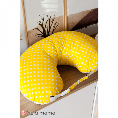 Подушка для кормления Юла Мама Белый/Желтый NUR-1.2.3 One