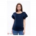 Блуза для беременных и кормящих Юла мама Rowena Темно-синий BL-20.051