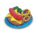 Набор для творчества пластилин Hasbro Play-Doh Food role play Бургер гриль B5521