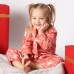 Пижама детская ELA Textile&Toys Зайчики 2 - 7 лет Футер Синий PJ003BRB