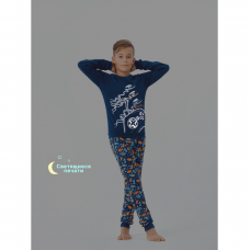 Пижама детская Smil Любимые игры Темно-синий 1-1,5 года 104255