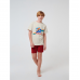 Пижама для мальчика Smil Бежевый/Красный от 8 до 10 лет 104681