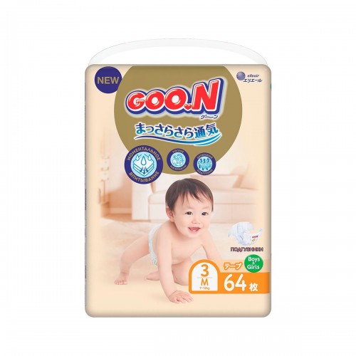 Подгузники GOO.N Premium Soft для детей 7-12 кг размер 3(M) 64 шт 863224