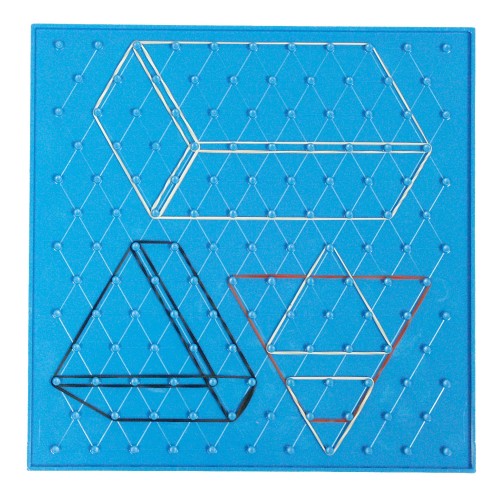 Развивающая игра Miniland Geoboard Set Набор геобордов 6 шт 23х23 см 95062