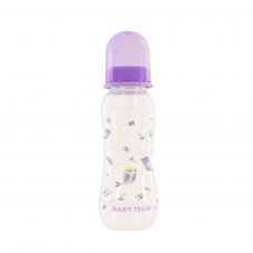 Бутылочка для кормления с силиконовой соской Baby Team 250 мл Фиолетовый 1121