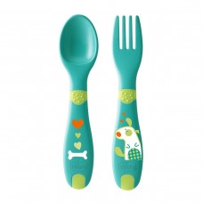 Набор: ложка и вилка First Cutlery 12m+ Chicco