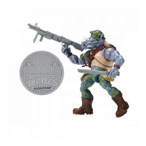 Игровой набор черепашки-ниндзя TMNT Леонардо против Рокстеди 81276