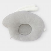 Ортопедическая подушка для новорожденных ELA Textile&Toys Кролик Светло-серый P001LGREY
