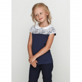 Детская блузка для девочки Vidoli от 8 до 12 лет Синий G-18579S