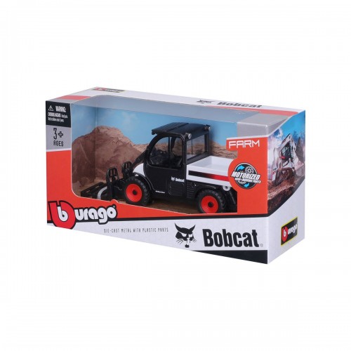 Модель машинки Bburago Bobcat Toolcat 5600 Погрузчик Черный 18-31806