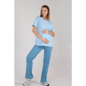 Джинсы для беременных Dianora Джинс-коттон Голубой 2330 0035