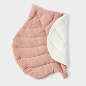 Двусторонний коврик в детскую ELA Textile&Toys Листик Пудровый/Молочный 120х95 см СL002PWM