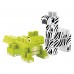 Конструктор Wader Baby Blocks Сафари Крокодил и Зебра 41501