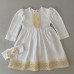 Платье для крещения девочке BetiS Аріна-2 0 - 18 мес Интерлок Белый/Молочный 27688752