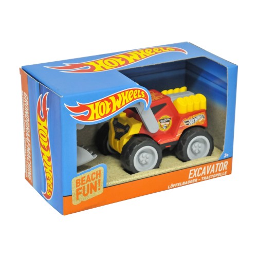 Модель машинки Klein Hot Wheels Экскаватор Красный/Желтый 2440