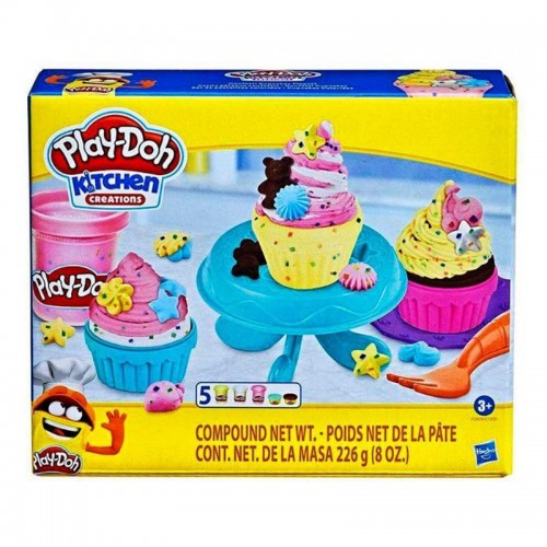 Набор для творчества пластилин Hasbro Play-Doh Food role play Confetti Cupcakes Playset E7253_F2929