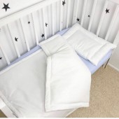 Комплект одеяло подушка для новорожденных Oh My Kids Белый 120х90 см К-ОП-005-Д
