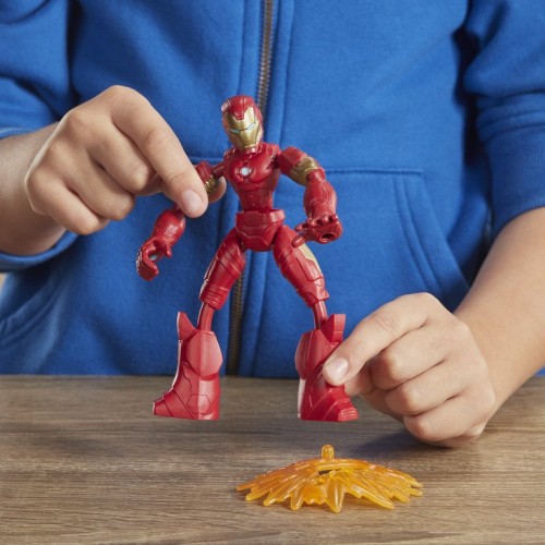 Игровая фигурка Hasbro Marvel Мстители Бенди Avn Bend And Flex Iron Man 15 см E7377_E7870