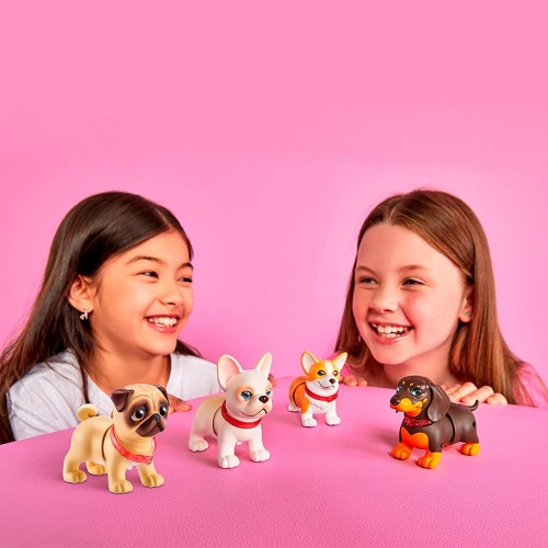 Интерактивная игрушка собачка Pets & Robo Alive Игривый мопс 9530SQ1-4