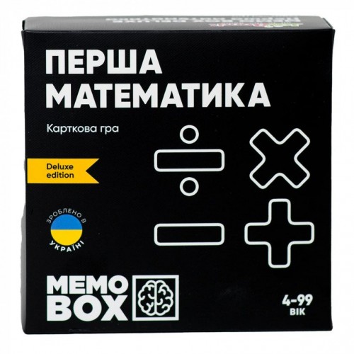 Настольная игра JoyBand MemoBox Delux Первая математика MBD101