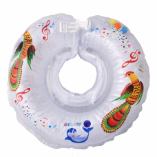 Круг для купания младенцев музыкальный Дельфин Premium Прозрачный 1111-KDM-01
