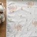 Непромокаемая пеленка для детей Маленькая Соня Слоники бежевый Белый/Бежевый 115362