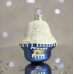 Елочная игрушка Santa Shop Домик Белый/Синий 10 см 4820001152111