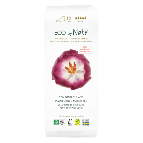 Гигиенические прокладки послеродовые Eco by Naty 10 шт 1451238530