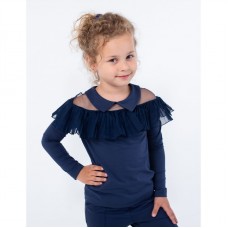Детская блузка для девочки Vidoli Синий на 7 лет G-20919W_синий