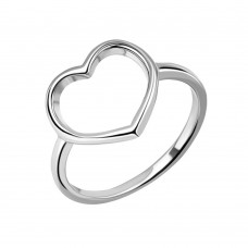 Серебряное кольцо UMAX Большое сердце 10489