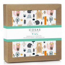 Непромокаемая пеленка Cosas Diaper Forest Beige 70х120 см