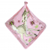 Велюровый плед для новорожденных Turkey Розовый 100х100 см 5112