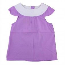 Детская блузка с коротким рукавом PaMaYa Сиреневый 7-13 лет 232419