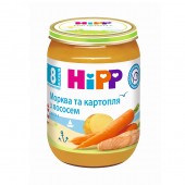 Детское пюре рыбно-овощное HiPP Морковь с картофель и лососем 190 г 6105