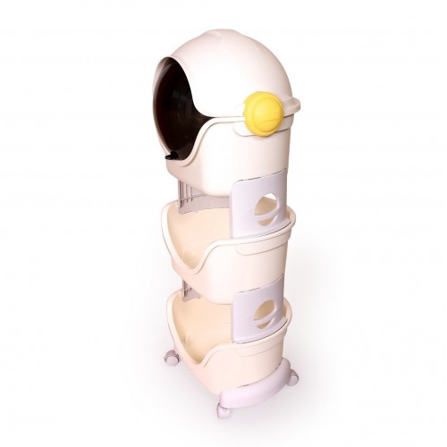 Стеллаж для игрушек Babyhood Астронавт 2 секции BP-101B