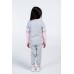 Детский костюм для девочки из двунитки Vidoli от 3 до 7 лет Серый G-20624W