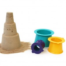 Игровой набор для песка и снега Quut,  "Строим замки" ALTO, цвет зеленый + фиолетовый + желтый