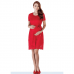Платье для беременных нарядное To Be Гипюр Красный 3123