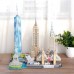 3D пазл CubicFun City Line Нью-Йорк 123 шт MC255h