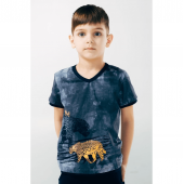 Детская футболка для мальчика Smil Серый на 8 лет 110491