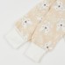 Набор одежды для новорожденных ЛяЛя 0 - 1 мес Футер Бежевый/Белый К1ФТ003_6-175