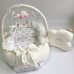 Кокон для новорожденных Happy Luna BabyNest Irish Plush Королевский 3 Молочный 0187