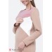 Теплое платье для беременных и кормящих Юла мама Denise Бежевый DR-49.203