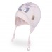 Шапка для новорожденного демисезонная Tutu 0 - 12 мес Трикотаж Розовый 3-005424