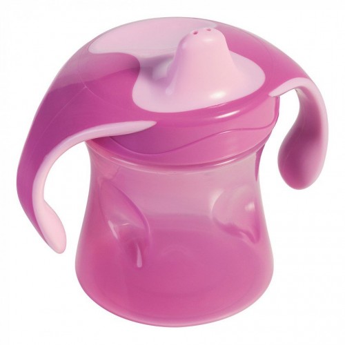 Чашка непроливайка Baby-Nova 220 мл Розовый 3966043